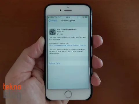 iOS 11 beta 4 görsel düzenlemelerle yayınlandı