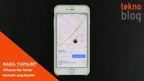 iphone konum paylaşma