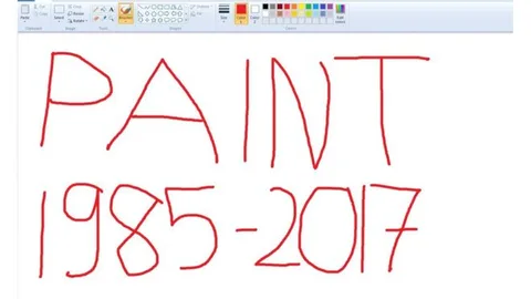 Microsoft Paint için yolun sonu yaklaşıyor