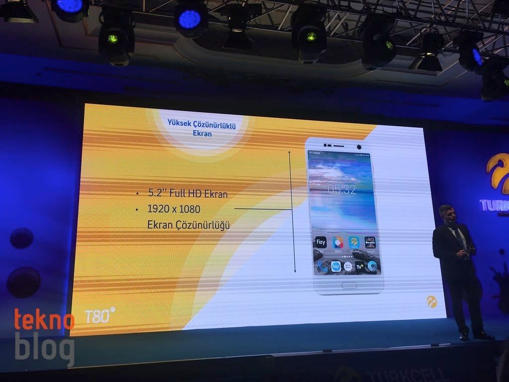 Turkcell T80 ile tanışın: 5.2 inç ekran, parmak izi, çift arka kamera