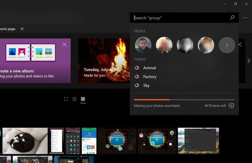 Windows 10 Fotoğraflar’a daha akıllı arama özelliği geliyor