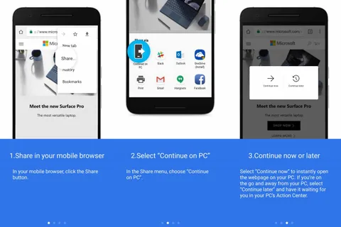 Windows 10’un en son ön izlemesi Android telefonu PC’ye bağlıyor