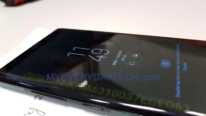 Galaxy Note 8 prototipine ait olduğu söylenen fotoğraflar ortaya çıktı