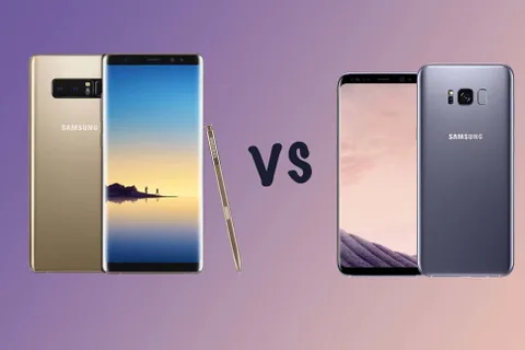 Samsung Galaxy Note 8 ve Samsung Galaxy S8+ karşı karşıya