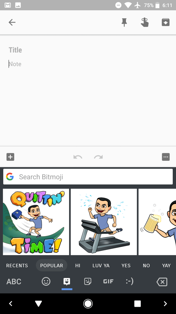 Gboard Android uygulaması yakında Bitmoji ve çıkartma desteğine kavuşacak