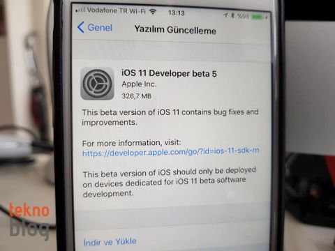 iOS 11 beta 5 yeni bir FaceTime tonuyla birlikte geldi