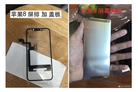 Son iPhone 8 sızıntısı ön paneli ve diğer parçaları gösteriyor