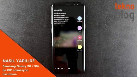 Samsung Galaxy S8 veya S8+’da GIF animasyon nasıl hazırlanır?