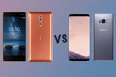 Nokia 8 ve Samsung Galaxy S8 karşı karşıya