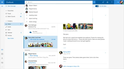 Microsoft Outlook.com’un yeni tasarımını beta olarak sunuyor