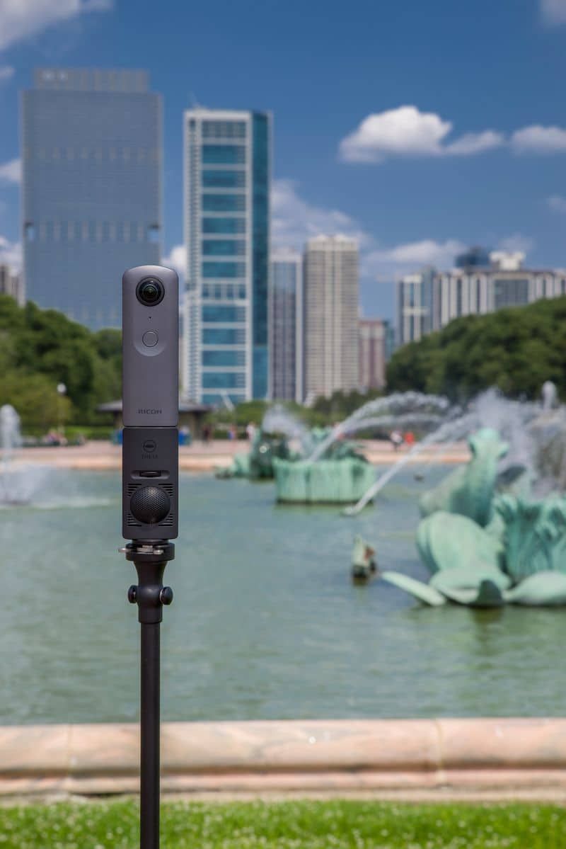 Ricoh Theta V ile 4K çözünürlüklü 360 derece video kaydı yapılabiliyor