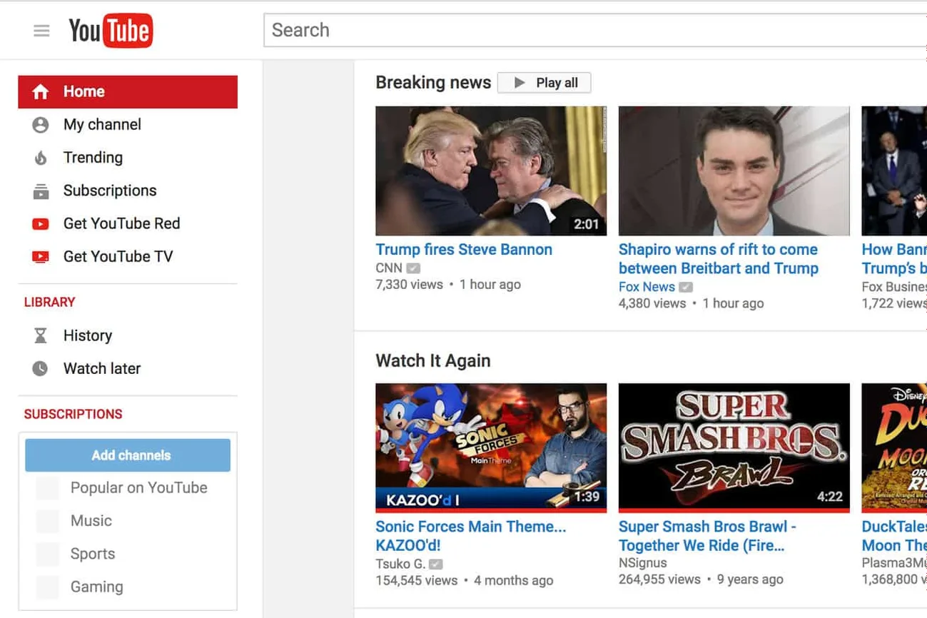 YouTube son dakika haberleri için özel bir bölüm oluşturdu