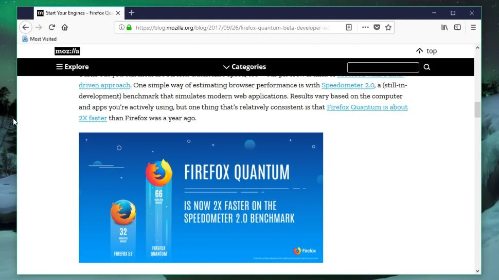 Firefox Quantum beta sürümünü hemen şimdi indirebilirsiniz