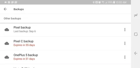 Google Android cihazların yedeklerini otomatik olarak silecek