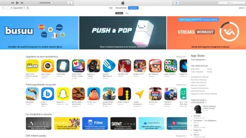Apple iTunes’dan iOS App Store bölümünü kaldırıyor
