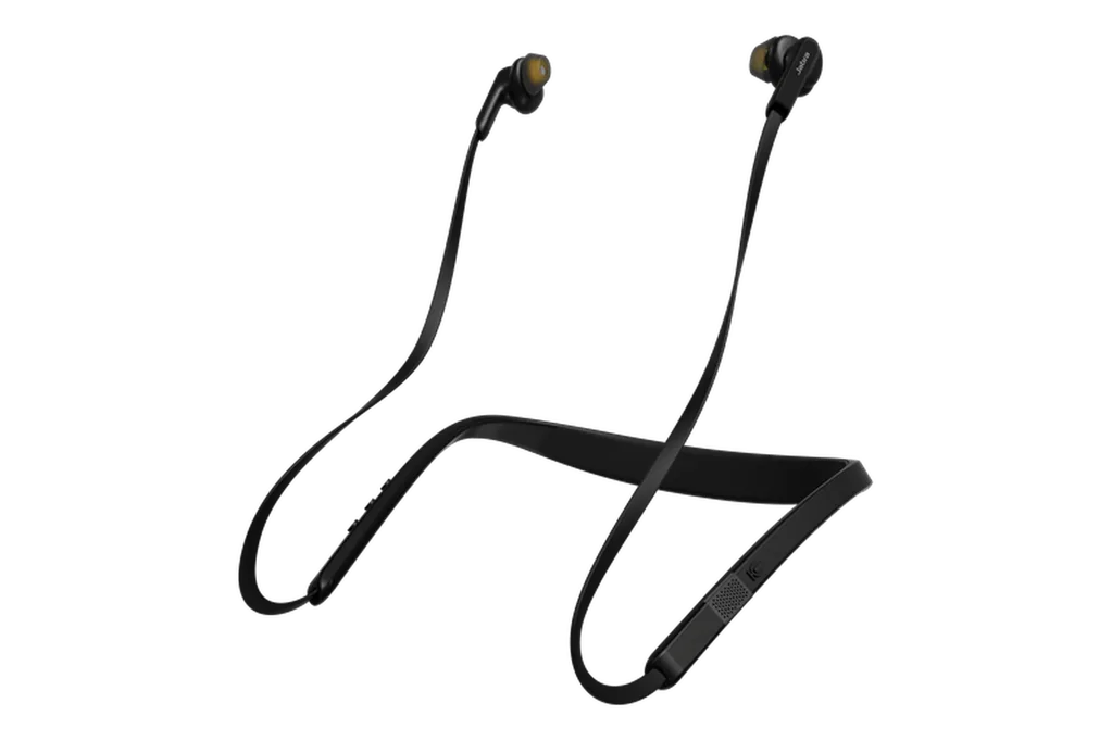 Jabra Elite 25e yaka bantlı kulaklık 18 saat pil ömrü sunuyor