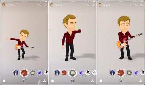 Snapchat Bitmoji avatarlarını üç boyutlarını ve hareketli hâle getiriyor