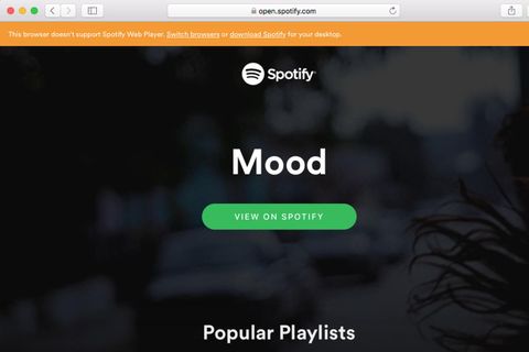 Spotify’ın web oynatıcısı artık Safari’de çalışmıyor