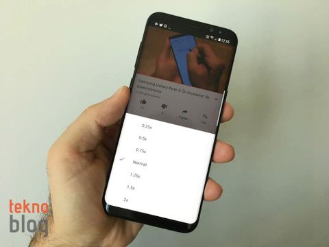 YouTube video oynatma hızını mobil cihazda değiştirebilirsiniz