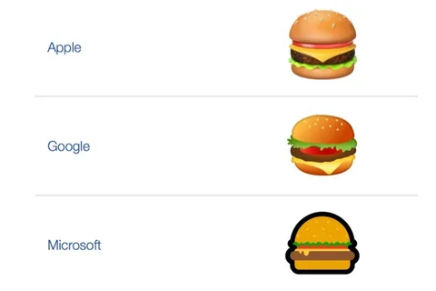 Google CEO’su hamburger emojisini düzeltme sözü verdi