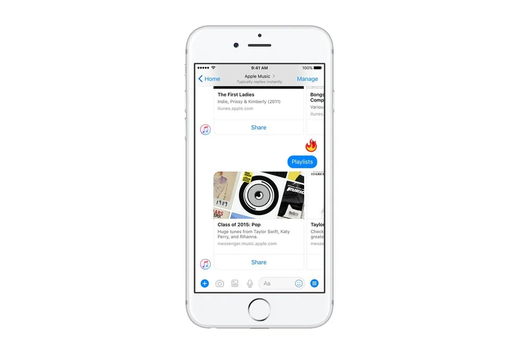 Facebook Messenger Apple Music entegrasyonuyla şarkıların tamamını dinletiyor