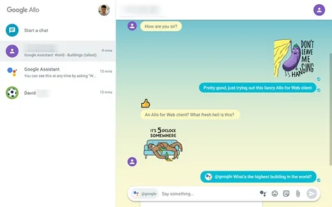Google Allo web uygulaması Chrome dışındaki tarayıcılarda da çalışıyor