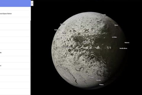 Google Haritalar ile uzayın derinliklerinde keşfe çıkılabiliyor