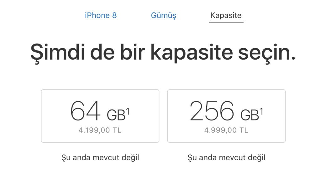 Apple iPhone X, iPhone 8 ve iPhone 8 Plus’ın Türkiye fiyatlarını açıkladı