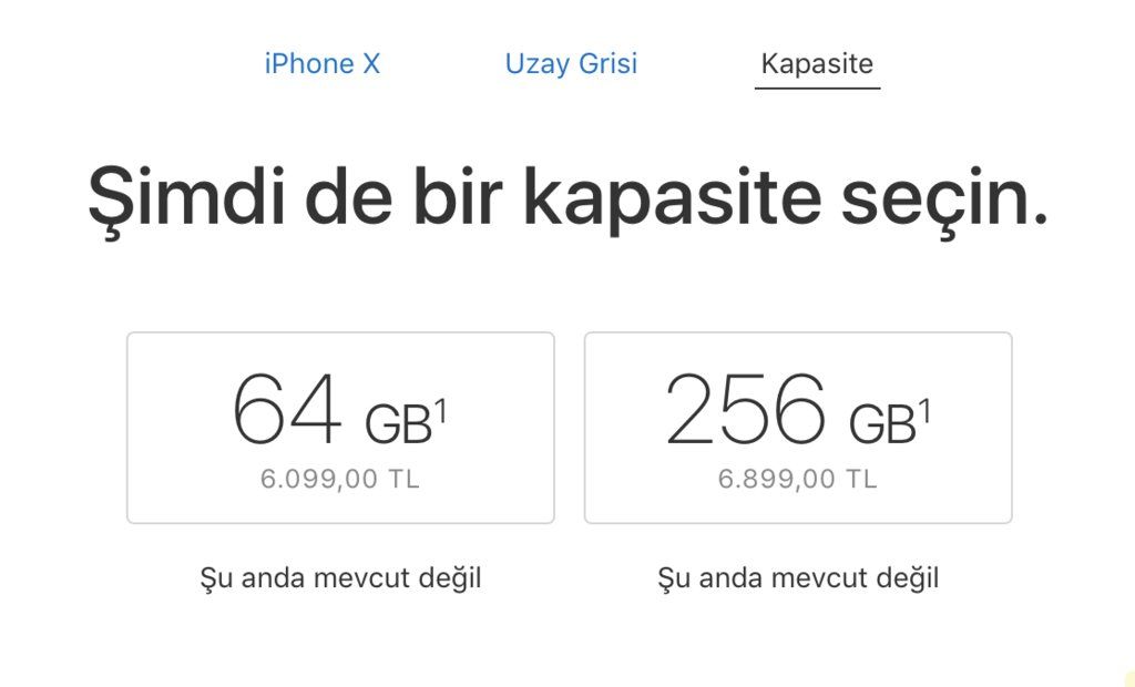 Apple iPhone X, iPhone 8 ve iPhone 8 Plus’ın Türkiye fiyatlarını açıkladı