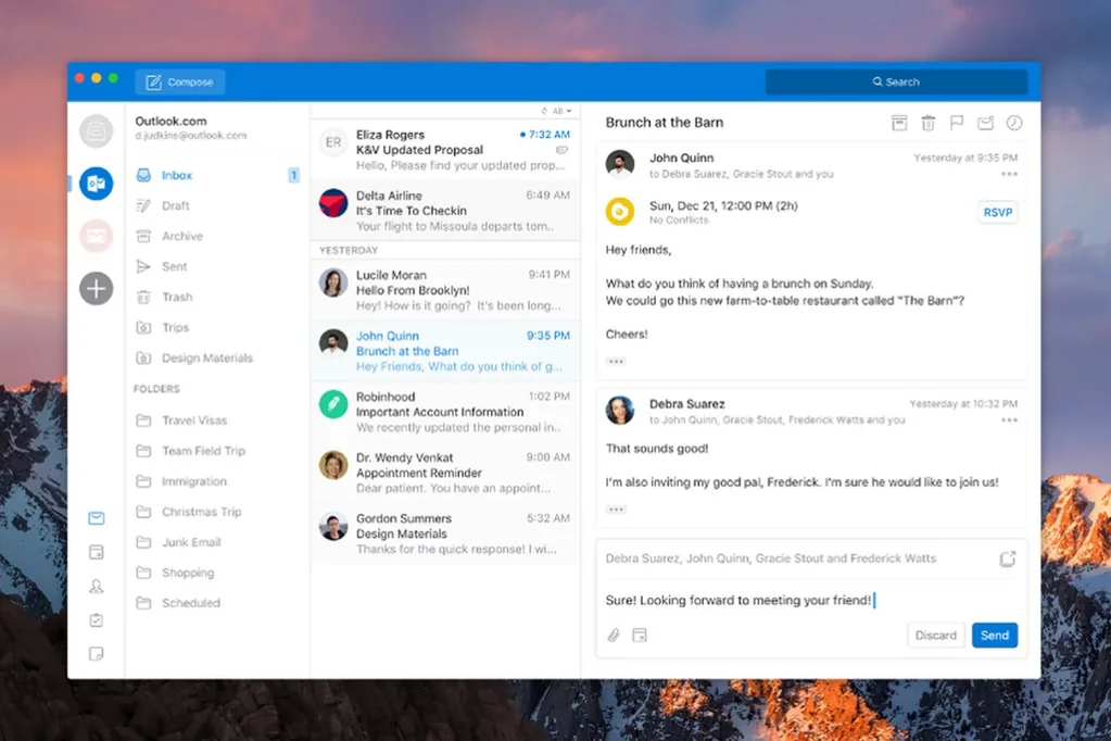 Microsoft Outlook Mac ve Windows’u yeniden tasarlıyor