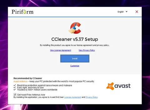 CCleaner Avast’ı yükleme paketi içinde sunmaya başladı