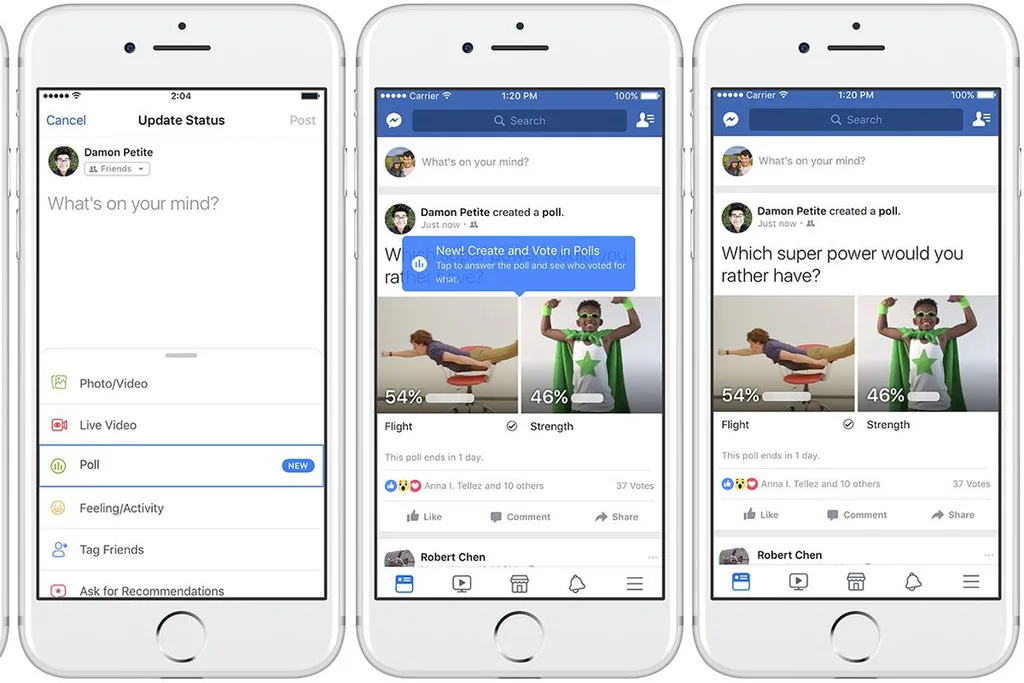 Facebook anket özelliğinin kapsamını GIF desteğiyle genişletiyor
