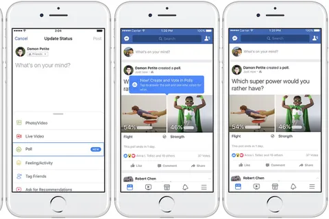 Facebook anket özelliğinin kapsamını GIF desteğiyle genişletiyor