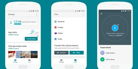 Google Files Go içinde AirDrop’a rakip bir teknolojiyi test ediyor olabilir