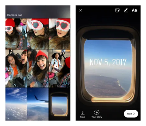 Instagram Hikayeleri’ne 24 saatten daha önce çekilmiş görüntüler eklenebilecek