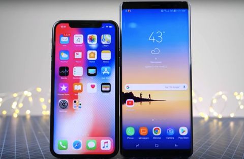 iPhone X ve Galaxy Note 8 hız testinde karşı karşıya – Video
