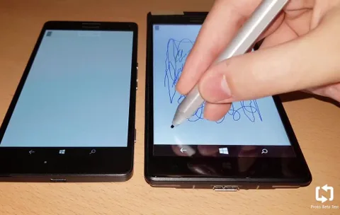 Windows Phone üzerinde Surface Pen desteğinin nasıl işleyeceği ortaya çıktı