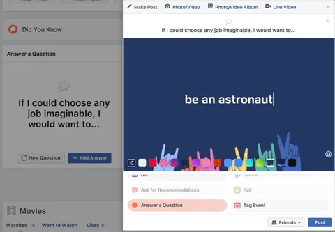 Facebook rastgele sorularla kullanıcılarını tanımayı istiyor