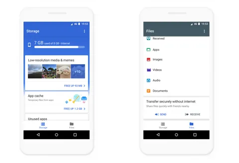 Google Files Go depolama alanı yönetimi uygulaması Çin’de yayınlandı