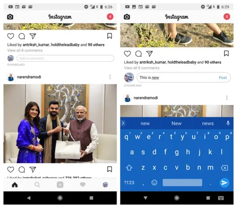 Instagram ana ekran üzerinden yorum yapma özelliğini kullanıma sundu