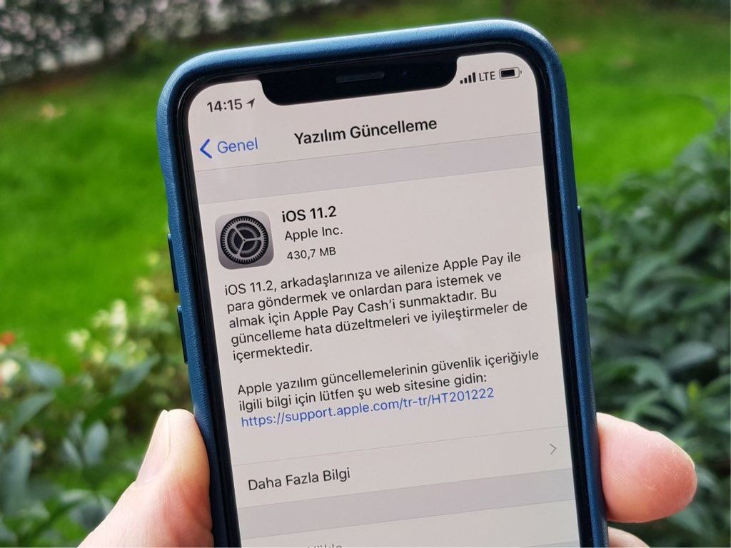 Apple iOS 11.2 güncellemesini yayınladı