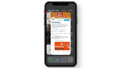 iPhone X’da uygulamaları kapatma nasıl yapılır?