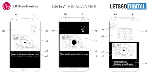 LG G7 gelişmiş ve yetenekli bir iris tarayıcısı taşıyabilir