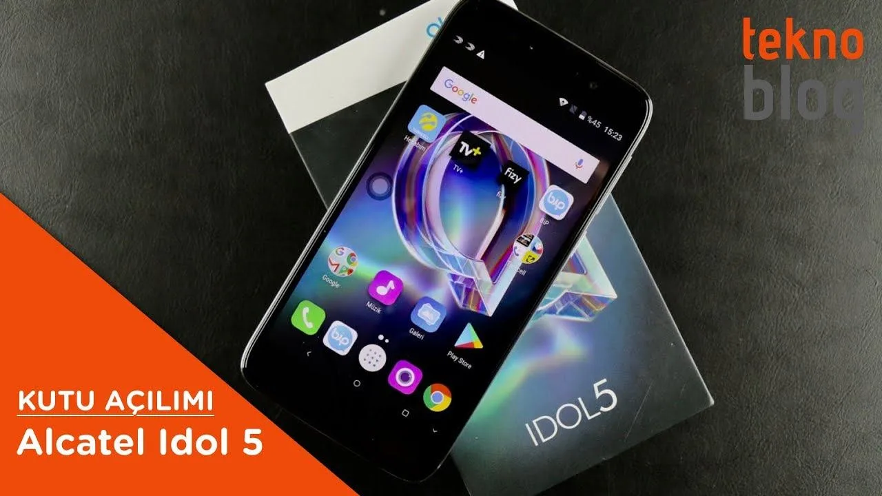 Video: Alcatel Idol 5 Kutusundan Çıkıyor