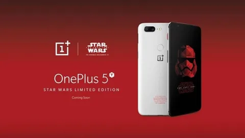 OnePlus 5T Star Wars Limited Edition 14 Aralık’ta Hindistan’da satışa sunulacak