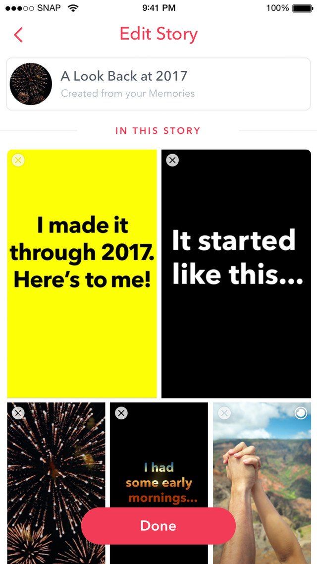 Snapchat 2017’ye bakış ile kullanıcıların anılarını tazeliyor