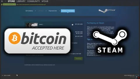 Steam Bitcoin ile yapılan ödemeleri kabul etmeyecek