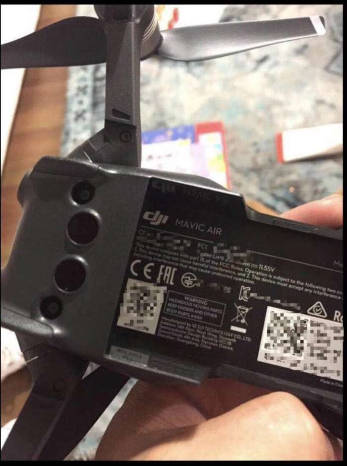DJI Mavic Air drone resmi tanıtımdan bir gün önce ortaya çıktı