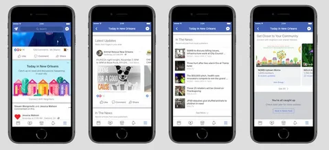 Facebook yerel haber ve etkinlik bölümü için testlere başladı