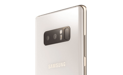 2018 Kış Olimpiyat Oyunları için beyaz renkli Galaxy Note 8